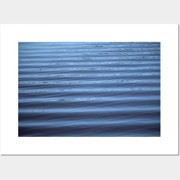 Blue Water Ripples Wall Art by Cynthia48